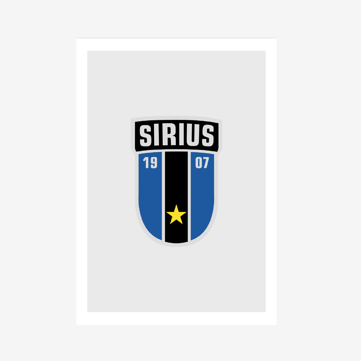 STOR SKÖLD (GRÅ)