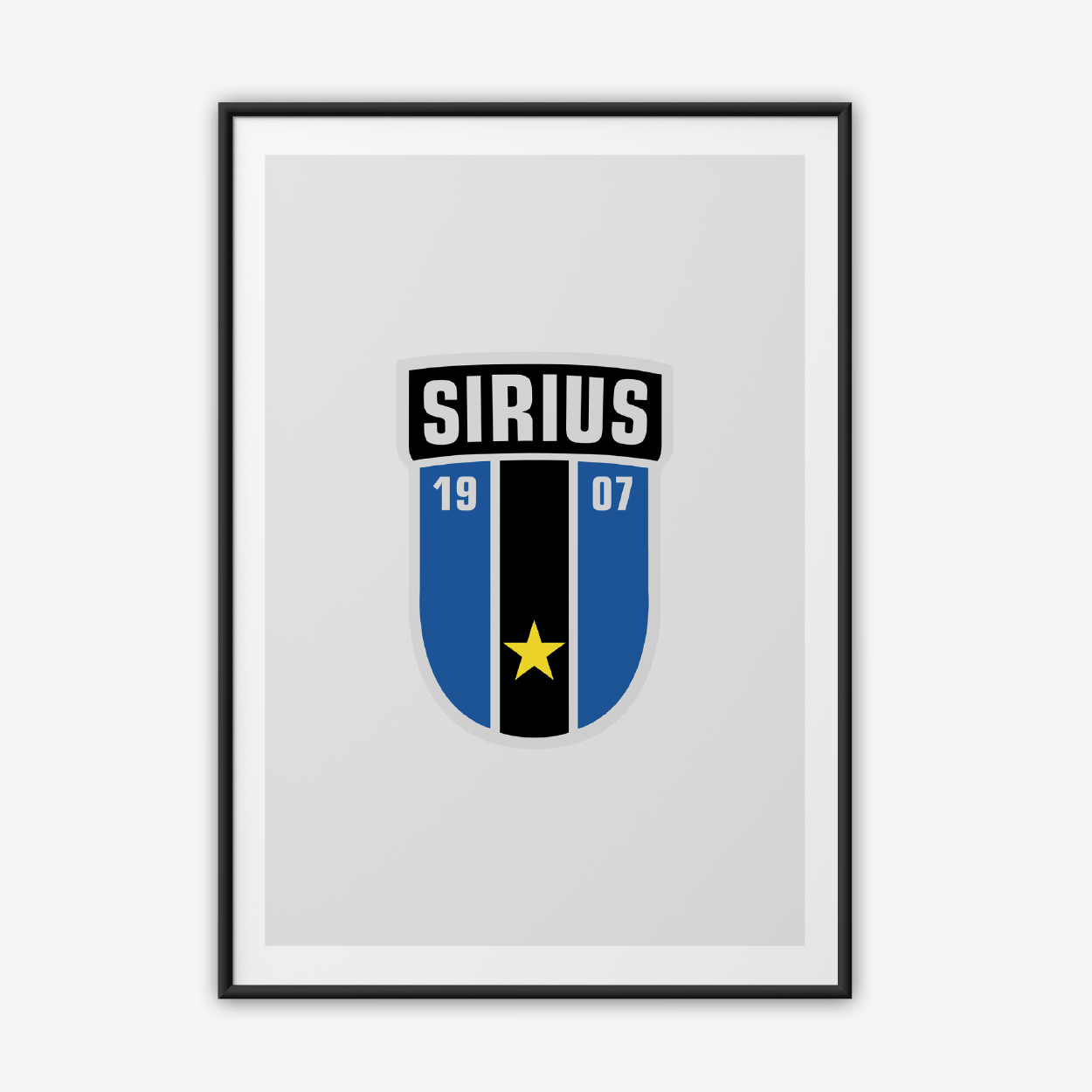 STOR SKÖLD (GRÅ)